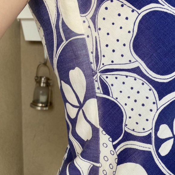 1960s Mod Navy And White Romper Jumpsuit - Picture 4 of 4